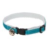 KERBL Reflective Collar with Safe Lock for Cat 10mm, Blue.